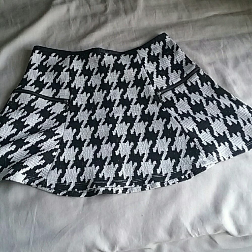 Black and white skirt